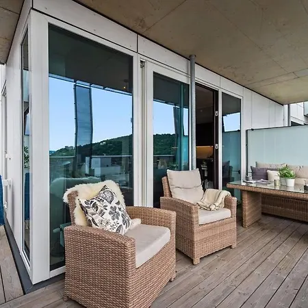 Apartment Exclusive Barcode, Terrace, Oslofjord View *